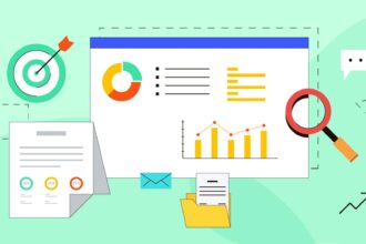 AI-powered SEO tools dashboard showing keyword rankings and content optimization