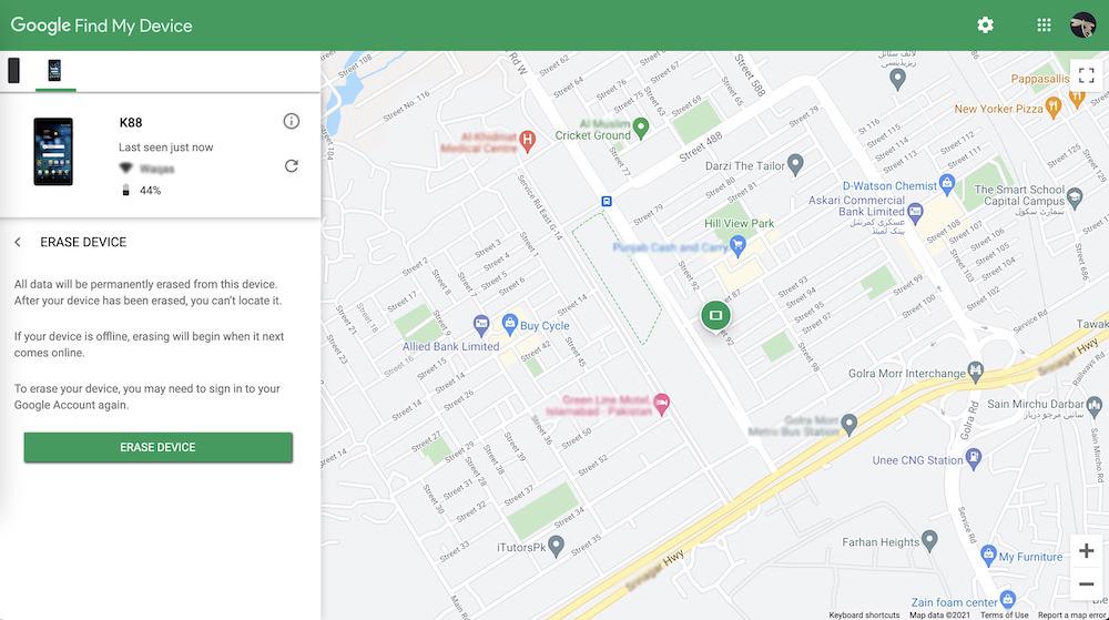 Google Find My Phones