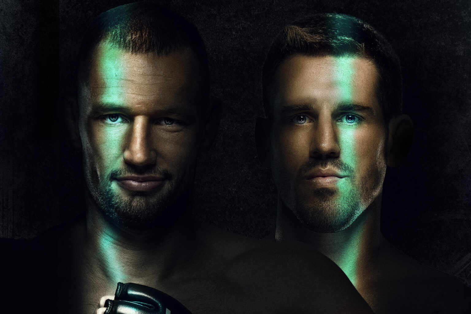 UFC Fight Night De Ridder vs Allen poster featuring Reinier de Ridder and Brendan Allen face-off ahead of live middleweight showdown in Las Vegas