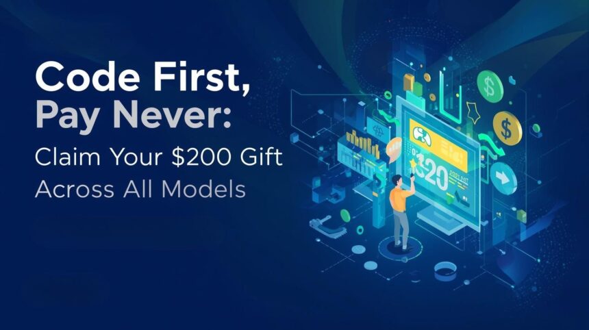 Code First, Pay Never: Claim Your $200 Gift Across All Models